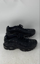 Load image into Gallery viewer, Nike Kids Air Max Plus CD0609-001 Black Lace-Up Sneakers Shoes Size 7Y