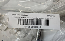 Load image into Gallery viewer, Calvin Klein Womens Lariss White Low Top Lace-Up Sneaker Shoes Size 8.5M