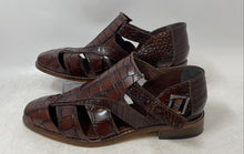 Load image into Gallery viewer, Stacy Adams Mens Calandro Brown Leather City Fisherman Sandals Size 8.5M