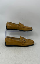 Load image into Gallery viewer, Stuart Weitzman Womens Brown Leather Square Toe Slip-On Loafer Shoes Size 7.5AA