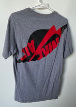 Load image into Gallery viewer, Jordan Mens Gray Cotton Chest Logo Short Sleeve Crew Neck Pullover T-Shirt Sz S