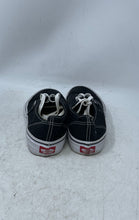 Load image into Gallery viewer, Vans Unisex Authentic Black Lace-Up Low Top Round Toe Tennis Shoes Size M7 W8.5