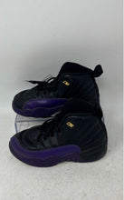 Load image into Gallery viewer, Nike Kids Air Jordan 12 Retro Black Purple Sneaker Shoes Size 11C No Insole