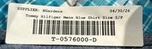Load image into Gallery viewer, Tommy Hilfiger Mens Blue Plaid Short Sleeve Custom Fit Button-Up Shirt Size S/P