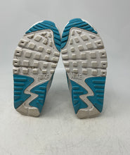 Load image into Gallery viewer, Nike Mens Air Max 90 CJ7197-102 White And Blue Lace-Up Sneakers Shoes Size 5.5
