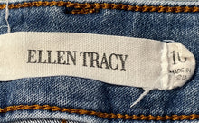 Load image into Gallery viewer, Ellen Tracy Womens Blue Denim Medium Wash Stretch Pockets Ankle Jeans Size 10