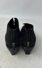 Load image into Gallery viewer, Eileen Fisher Womens Black Back Zip Almond Toe Block Heel Ankle Booties Size 6