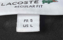 Load image into Gallery viewer, Lacoste Mens Black Short Sleeve Round Neck Regular-Fit Pullover T-Shirt Size L
