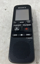 Load image into Gallery viewer, Sony IC Digital Black MicroSD Voice Recorder With USB Cable Not Tested