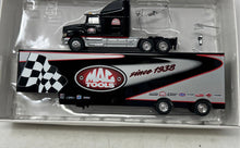Load image into Gallery viewer, Mac Tools Black Silver Trailer Hauler 1:64 Scale Collectible Die-Cast Truck