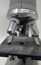 Load image into Gallery viewer, Tasco Model #70-1200-L Gray 80X-160X-1200X Zoom Educational Microscope Untested