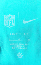 Load image into Gallery viewer, Nike Mens Blue Miami Dolphins Short Sleeve NFL Golf Polo Shirt Size Large