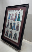 Load image into Gallery viewer, Home Decor Abiti Dal XI Al XVII Pictorial History Womens Costumes Wall Art Print