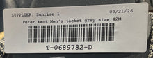 Load image into Gallery viewer, Peter Kent Mens Gray Long Sleeve Pockets Two-Button Blazer Size 42M