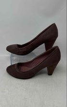 Load image into Gallery viewer, Zara TRF Womens Brown Suede Round Toe Slip-On Pump Heels Size EUR 37
