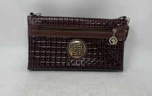 Load image into Gallery viewer, Womens Brown Detachable Strap Inner Pockets Shoulder Crossbody Purse