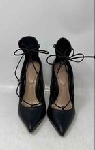 Load image into Gallery viewer, Aldo Womens Thylia Black Leather Pointed Toe Stiletto Pump Heels Size 6.5