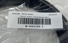 Load image into Gallery viewer, Calvin Klein Mens Black Beige Signature Print Leather Dress Belt Size S