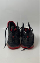 Load image into Gallery viewer, Nike Kids LeBron 19 EP Black Red Leather Lace-Up Sneaker Shoes Size 6.5Y