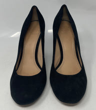Load image into Gallery viewer, Authentic Tory Burch Womens Astoria Black Suede Wedge Pump Heels Size 9 M