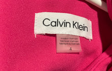 Load image into Gallery viewer, Calvin Klein Womens Pink Sleeveless Collarless Back Zipper Sheath Dress Size 4