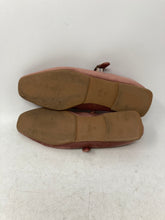 Load image into Gallery viewer, Zara Womens Pink Velvet Buckle Round Toe Flat Mary Jane Shoes Size EUR 37