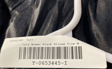 Load image into Gallery viewer, Zara Womens Black Sleeveless Cowl Neck Pullover Blouse Top Size Medium