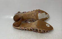 Load image into Gallery viewer, Jour Womens Purple Open Toe Kitten Criss-Cross Strappy Sandals Size 38