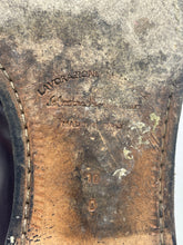 Load image into Gallery viewer, Authentic Salvatore Ferragamo Mens Brown Leather Loafers Shoes Size 10D Damaged