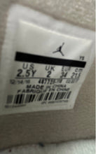 Load image into Gallery viewer, Nike Kids Air Jordan 4 487725-118 White Leather Lace-Up Sneakers Shoes Size 2.5Y