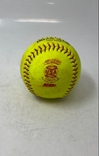 Load image into Gallery viewer, Rawlings C12RYLAH Yellow Official Dream Seam Fastpitch Softball Ball