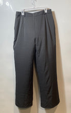 Load image into Gallery viewer, Princess Polly Womens Gray Pockets Wide-Leg Pleated Chino Pants Size 12 With Tag