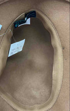 Load image into Gallery viewer, Galliano Sorbatti Womens Brown Wool Lightweight With Black Bow Cloche Hat