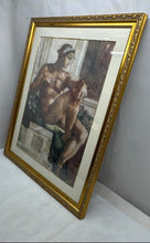 Load image into Gallery viewer, Athlete At Rest Michelangelo Wall Hanging Decorative Framed Art Print