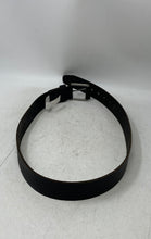 Load image into Gallery viewer, Timberland Mens Black Silver Buckle Adjustable Dress Belt Size 32