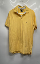 Load image into Gallery viewer, Tommy Hilfiger Mens Yellow Short Sleeve Regular Fit Polo Shirt Size Large