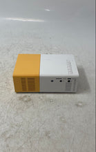Load image into Gallery viewer, Portable Yellow White Home Theater HDMI USB Mini Projector Untested