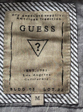Load image into Gallery viewer, Guess Mens Gray Cotton Long Sleeve Regular Fit Button-Up Shirt Size Medium