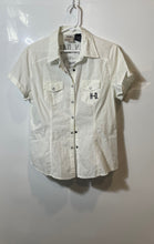 Load image into Gallery viewer, Harley-Davidson Womens White Genuine Motorclothes Button-Up Shirt Size Medium