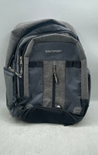 Load image into Gallery viewer, Eastsport Unisex Gray Black Outer Zip Pockets Adjustable Shoulder Strap Backpack