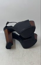 Load image into Gallery viewer, Jessica Simpson Womens Dany Black Brown Adjustable Buckle Platform Sandal Sz 8M