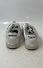 Load image into Gallery viewer, Reebok Womens Club MEMT Bold White Leather Low Top Sneakers Shoes Size 7