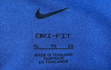 Load image into Gallery viewer, Nike Mens Blue Short Sleeve Spread Collar Golf Polo Shirt Size XL
