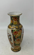 Load image into Gallery viewer, Vintage Ceramic Geisha Scene Japanese Satsuma Style Mini Jar Porcelain Vase