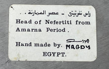 Load image into Gallery viewer, Set Of 3 Pc Head Of Nefertiti from Amarna Period Collector Plates By Magdy Egypt