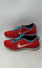 Load image into Gallery viewer, Nike Womens Flyknit One+ 554888-616 Red Low Top Lace-Up Sneaker Shoes Size 8