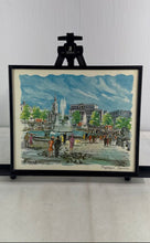 Load image into Gallery viewer, Trafalgar Square By Venus Sketch Art Wall Hanging Decorative Framed Print