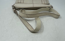 Load image into Gallery viewer, Fossil Womens Ivory Leather Adjustable Strap Crossbody Handbag With Tag