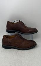 Load image into Gallery viewer, Johnston & Murphy Mens Hollis Brown Leather Wingtip Brogue Dress Shoes Size 10M