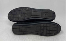 Load image into Gallery viewer, Gloria Vanderbilt Mens Black Silver Chain Round Toe Slip-On Loafer Shoes Size 8